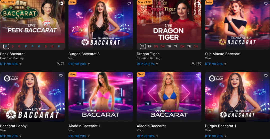 Cloudbet Casino Baccarat