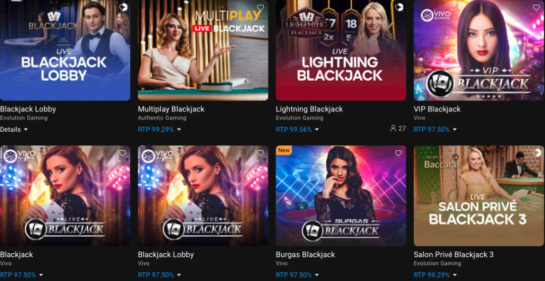Cloudbet Casino Blackjack
