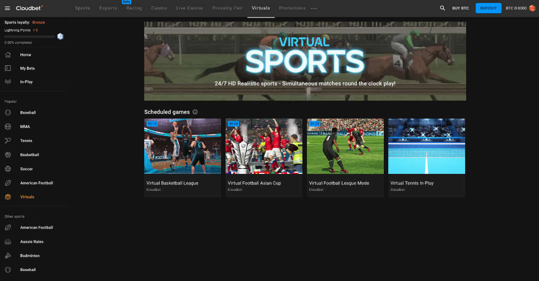 Cloudbet Casino Website Pic 4
