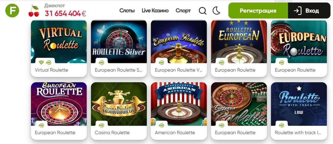 Fresh Casino с Рулеткой на Биткоин