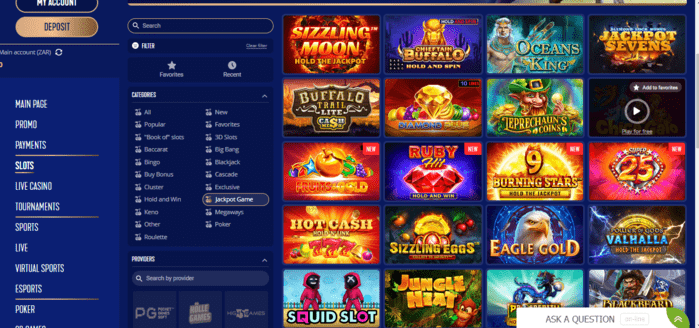 Sapphirebet Jackpot slots