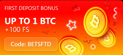 Bets.io first deposit bonus