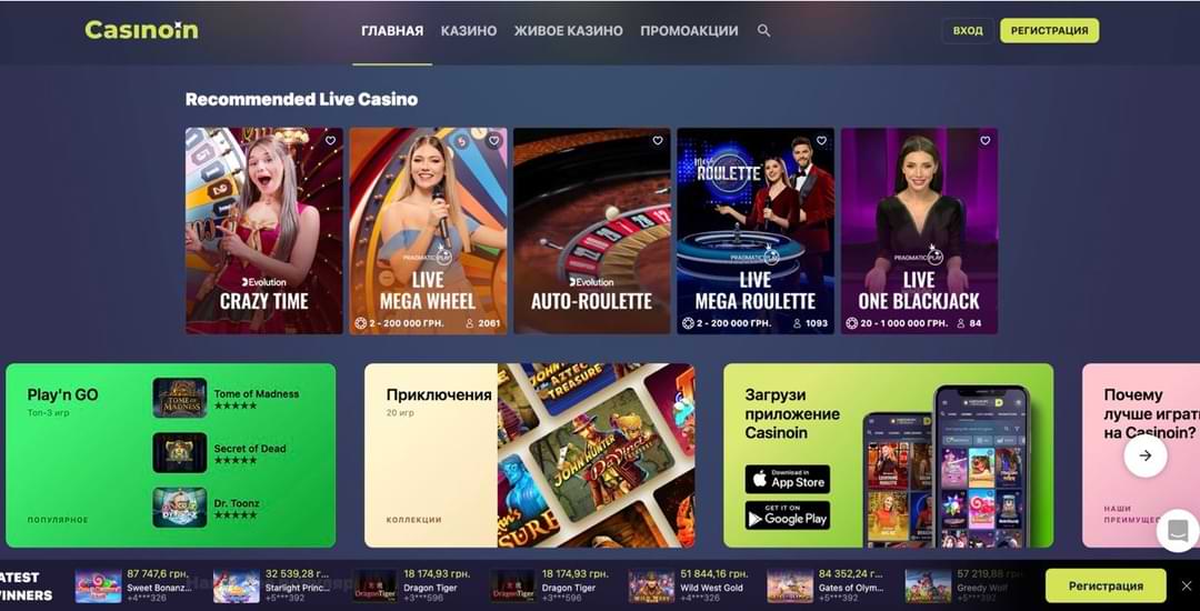 Casinoin io казино