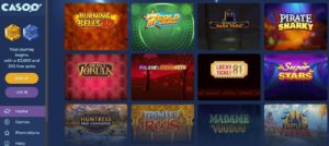 Casoo Casino Slots Lobby