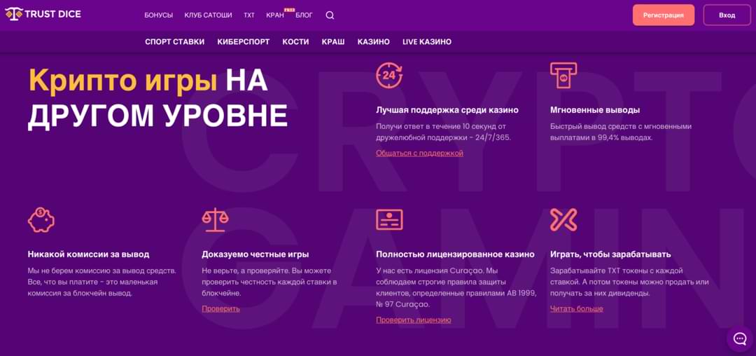 Критерии оценки казино с криптой