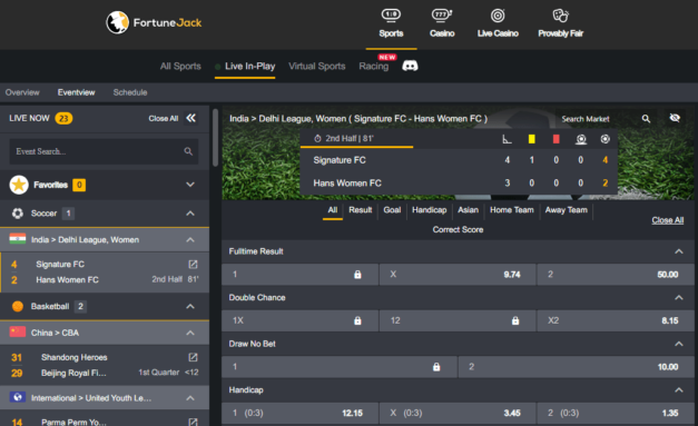 Fortune Jack sportsbook