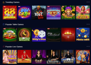 mBit Casino Games
