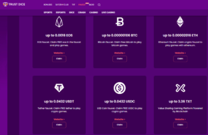 Trust Dice Casino Faucet