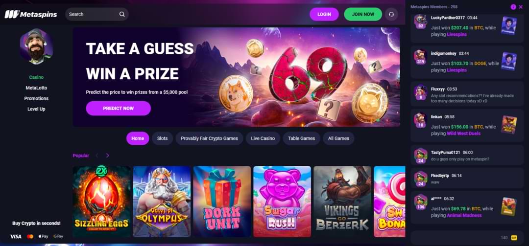 Metaspins Casino