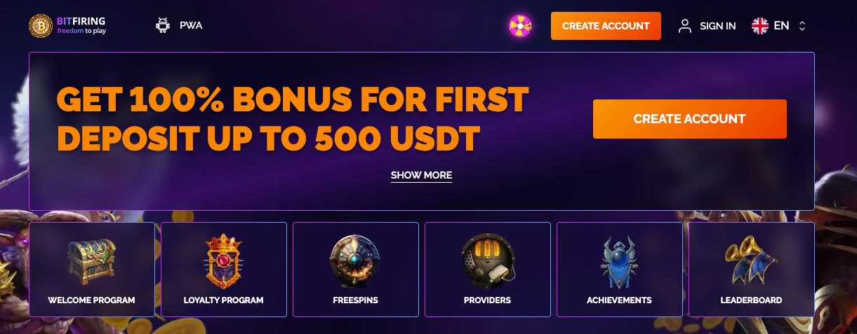 Bitfiring Casino Bonus